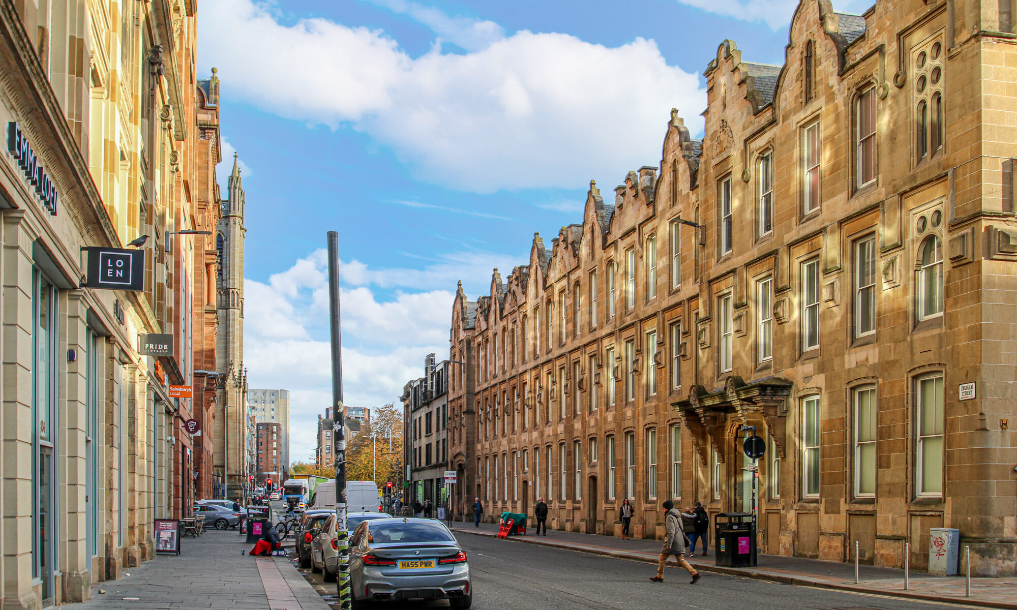 Where Should You Invest in Buy-to-Let Property in Scotland in 2026? Buy-To-Let Glasgow Street Buildings - Tenements City Centre