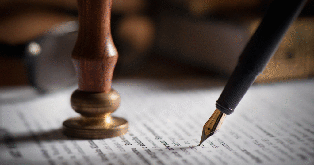 someone signing document such as housing (scotland) act